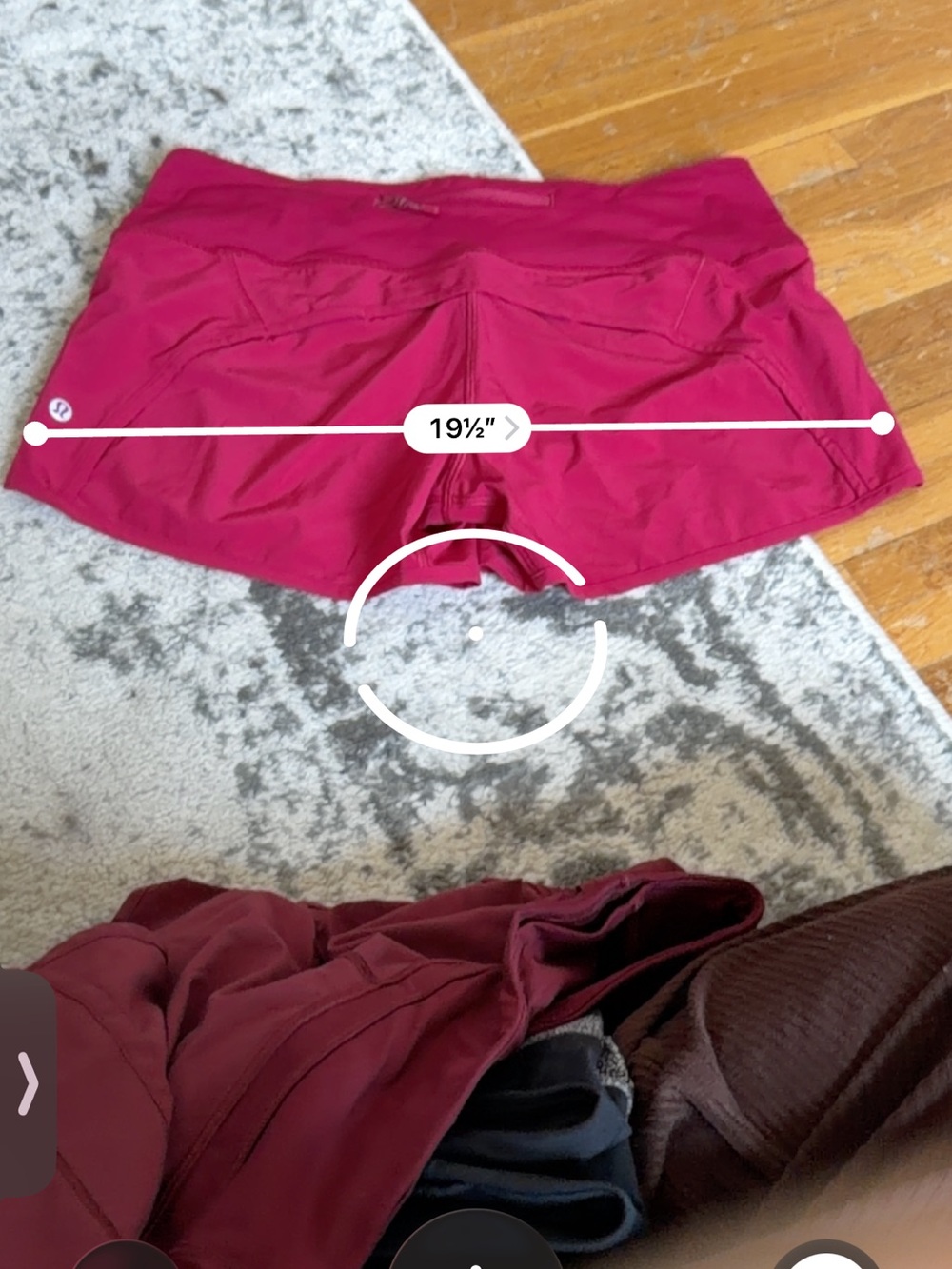 lululemon athletica Shorts bundle: Maroon, Fuchsia, and Black/grey - Picture 9 of 15